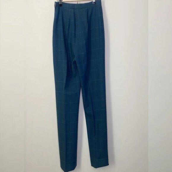 Kenzo Jungle plaid wool blend pants - Picture 7 of 7